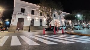 Alcaldía de Tarija reinició los trabajos de señalización de todas las calles de la ciudad