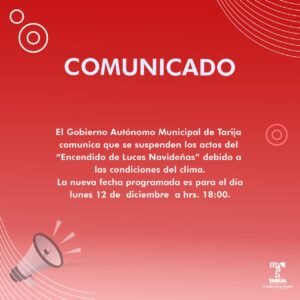 Gobierno Autónomo Municipal de Tarija Informa