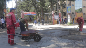 Alcaldía intensifica los trabajos de bacheo y mantenimiento de las calles