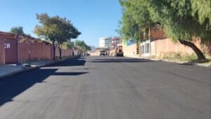 Alcaldía de Tarija asfaltó avenida industrial en la zona de Cadepia