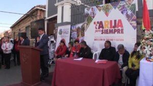Alcalde Torres hace oficial el lanzamiento el lanzamiento de la fiesta gran de Tarija “San Roque”