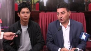 Alcalde gestiona apoyo a ciclista José Manuel Aramayo para participar del Mundial en Escocia