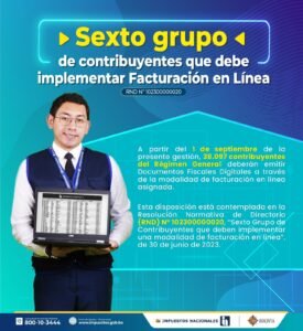 Más de 38.000 contribuyentes deberán emitir factura electrónica desde septiembre de 2023
