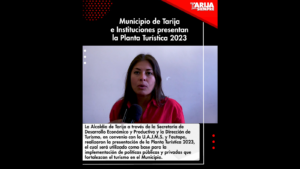 Municipio de Tarija e instituciones presentan la Planta Turística 2023