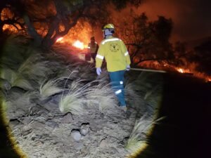 Alcalde de Tarija que el incendio en Laderas Sud fue sofocado en su totalidad