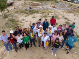 Alcaldía de Tarija pone en marcha la construcción de una “pintoresca” plaza en el barrio Morros Blancos