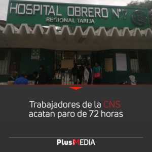 TRABAJADORES DE LA CNS ACATAN PARO DE 72 HORAS