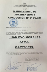 Caso trata: juez rechaza recurso de Evo y ratifica su orden de aprehensión
