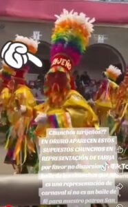 RECLAMO POR LA INCLUSIÓN DE LOS CHUNCHOS DE SAN ROQUE EN LA ENTRADA DEL CARNAVAL DE ORURO