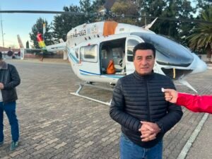 Alcalde de Tarija informa que los incendios en Cercado serian controlados durante la jornada de martes.