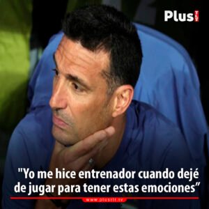 Scaloni destacó el carácter de Argentina