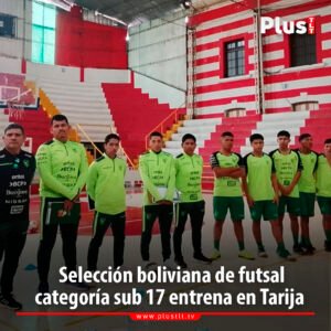 Selección boliviana de futsal entrena en Tarija