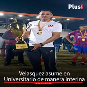 Velasquez asuma dirección técnica de la «U»